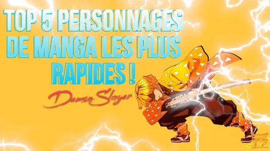 TOP 5 personnages de manga les plus rapides