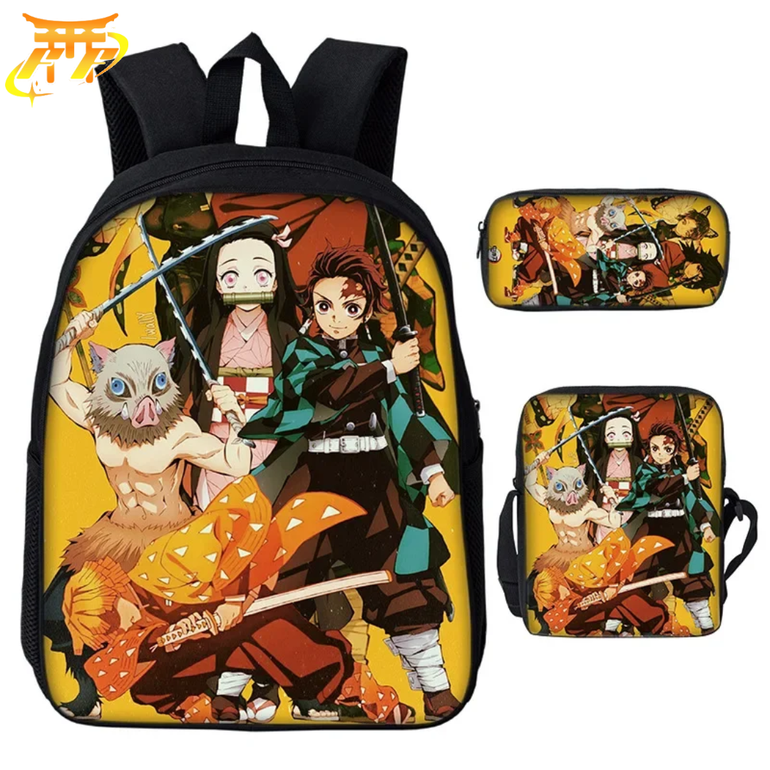 Cartable avec Trousse et Sacoche All Stars - Demon Slayer™