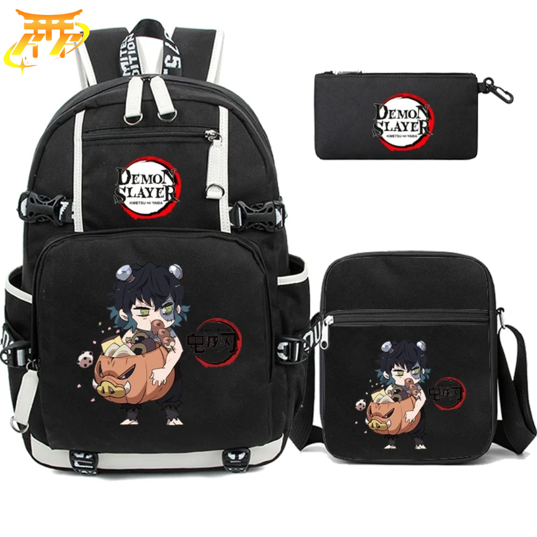 Cartable avec Trousse et Sacoche Hashibira Inosuke - Demon Slayer™