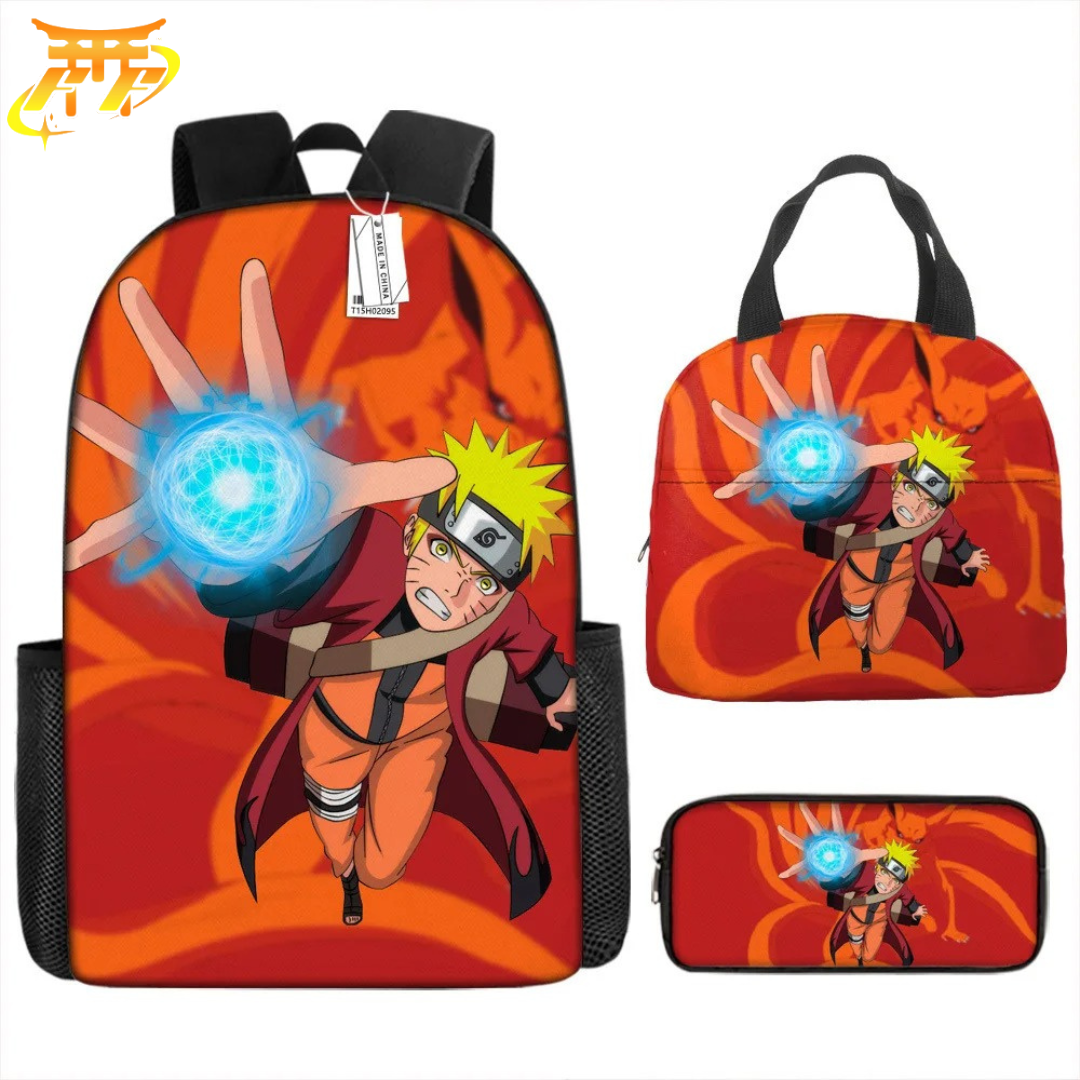 Cartable avec Trousse et Sacoche Naruto Ermite - Naruto Shippuden™