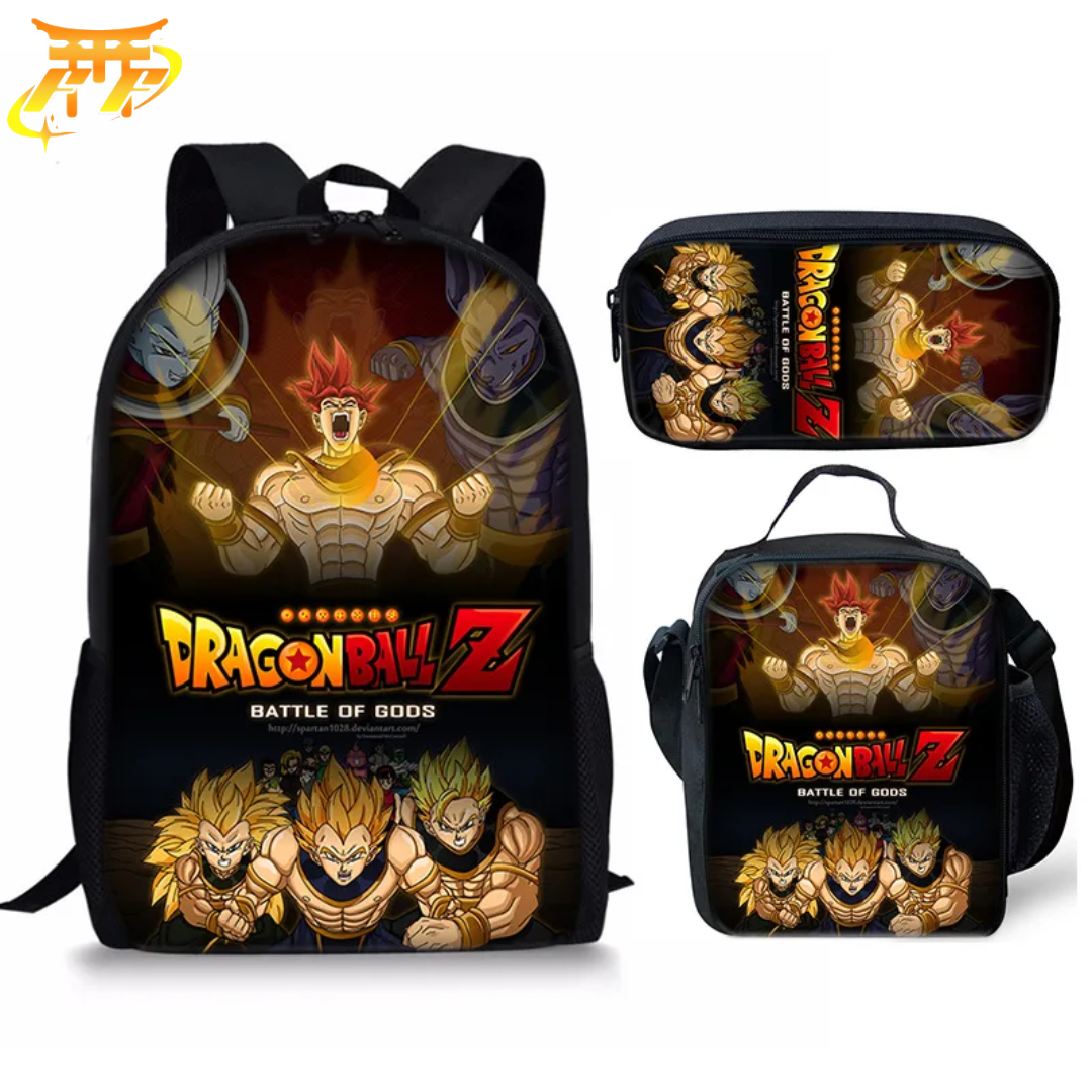 Cartable avec Trousse et Sacoche Saiyan Légendaire - Dragon Ball Z™