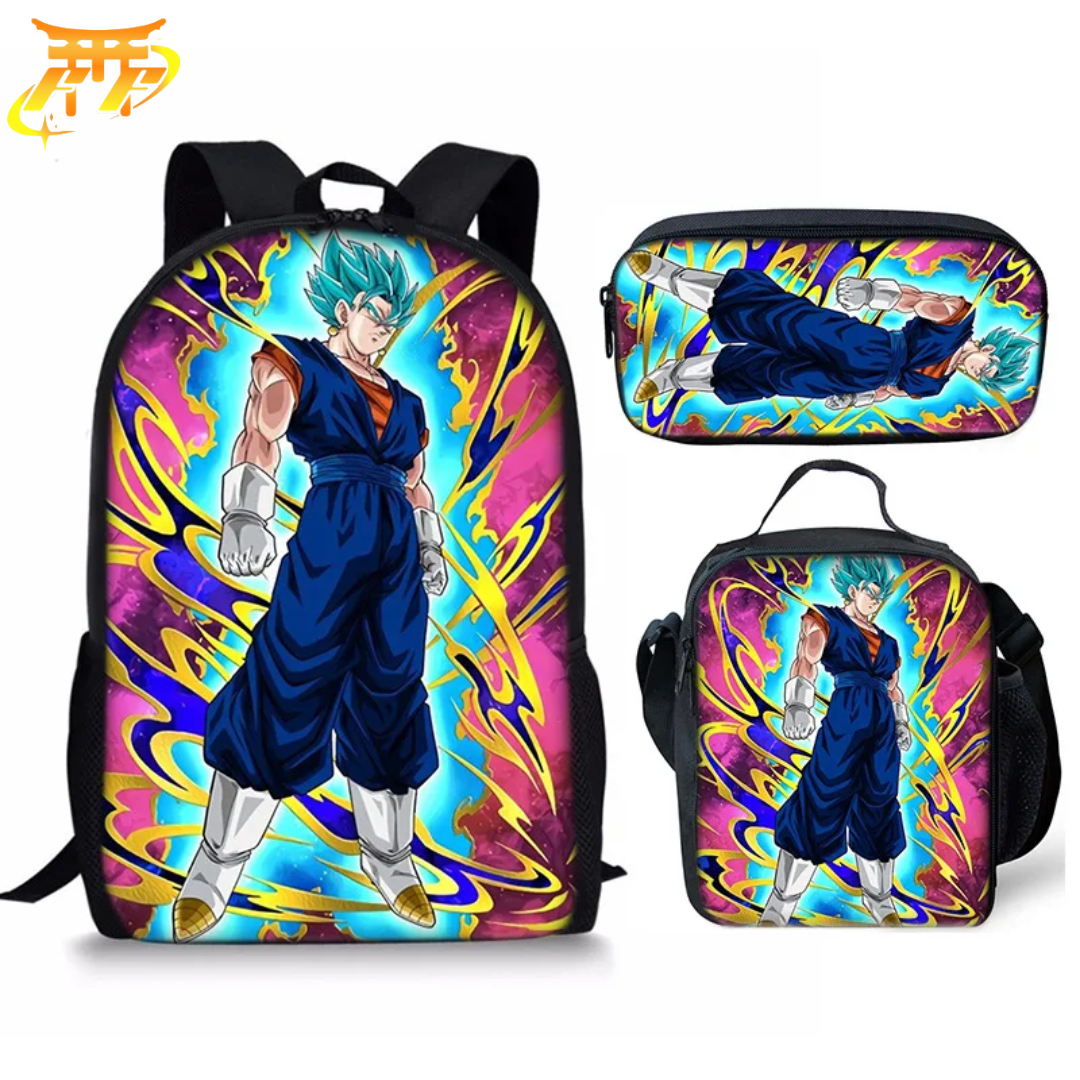 Cartable avec Trousse et Sacoche Super Vegeto - Dragon Ball Z™