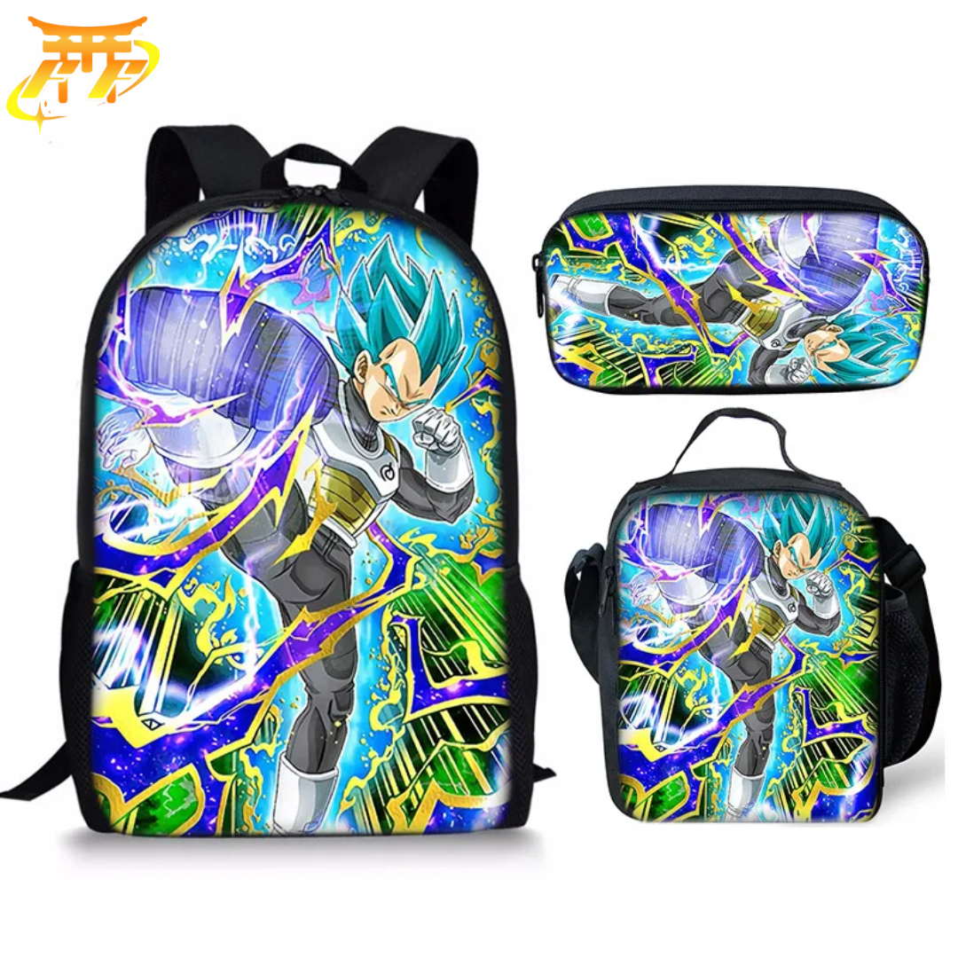 Cartable avec Trousse et Sacoche Vegeta Super Saiyajin Blue - Dragon Ball Z™