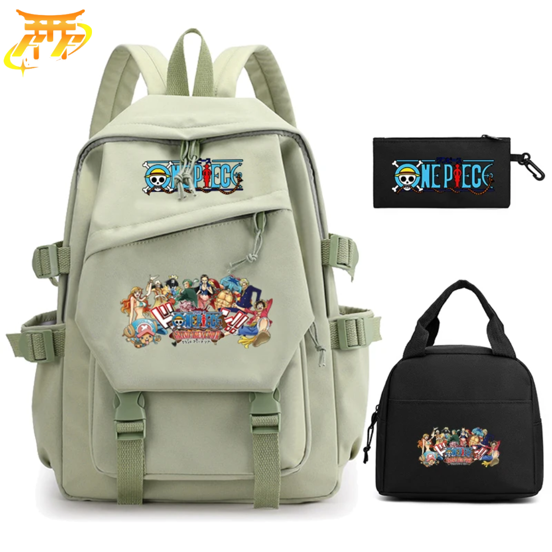 Cartable avec Trousse et Sacoche Équipage des Mugiwara - One Piece™