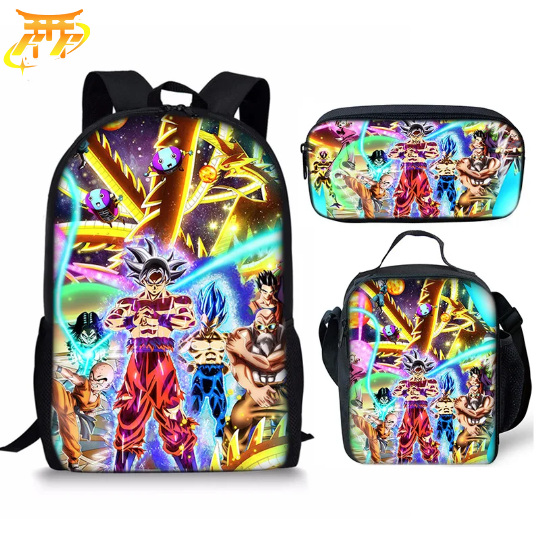 Cartable avec Trousse et Sacoche Tournoi du Pouvoir - Dragon Ball Z™