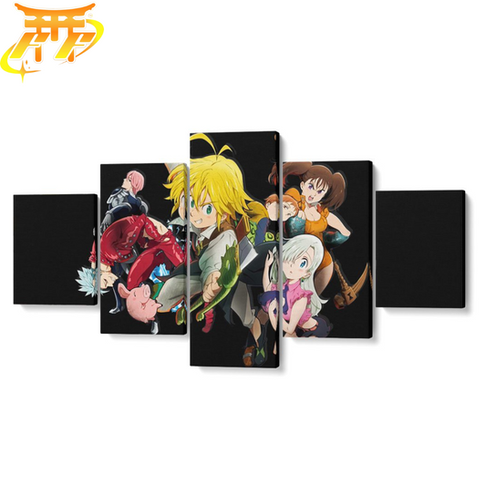 tableau-7-peches-capitaux-nanatsu-no-taizai™