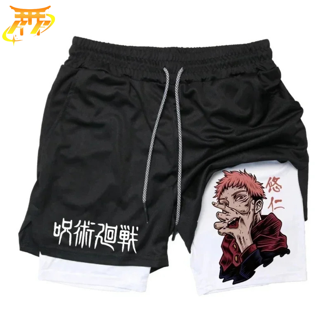 Short Sukuna Noir et Blanc - Jujutsu Kaisen™