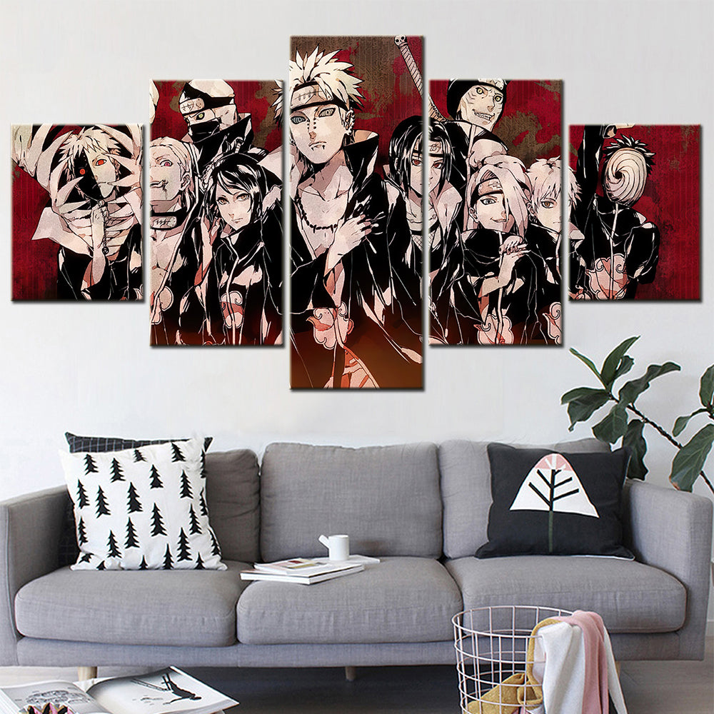 Tableau Akatsuki l'Alliance des Ombres - Naruto Shippuden™