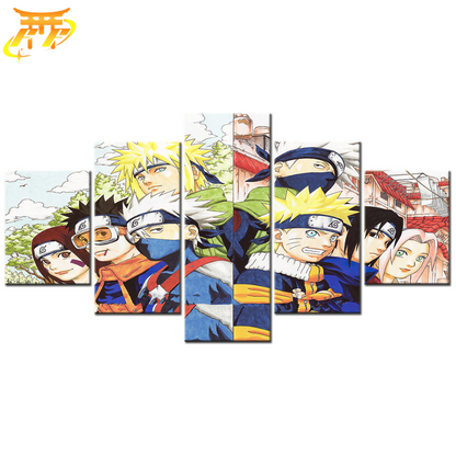 Tableau Equipe 7 1ère et 2ème Génération - Naruto Shippuden™