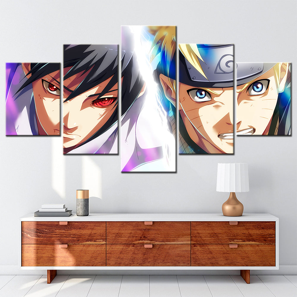 Tableau Sasuke & Naruto Duel des Destinées - Naruto Shippuden™