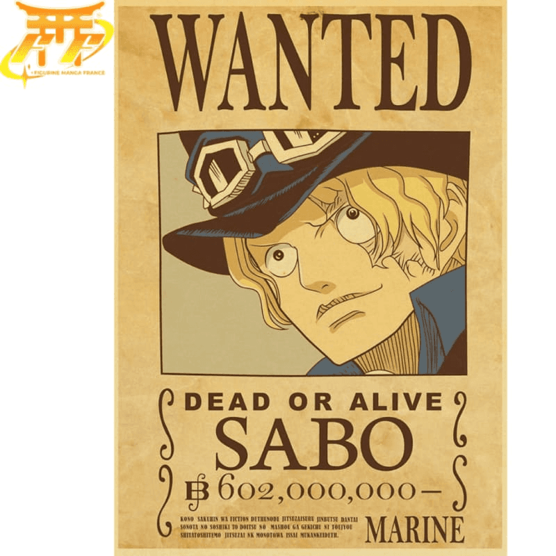 Poster Wanted Sabo - One Piece™