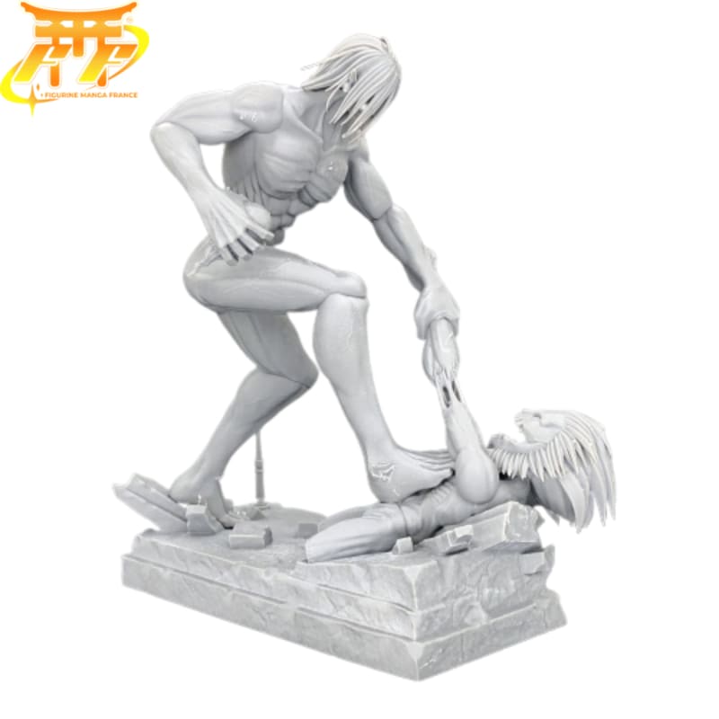 Figurine en résine du Titan Assaillant vs Titan Mâchoire - 