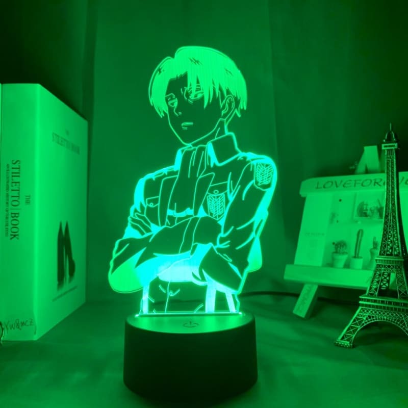 Lampe LED Livaï (Rivaille) Ackerman - Attaque des Titans™ - Figurine Manga France