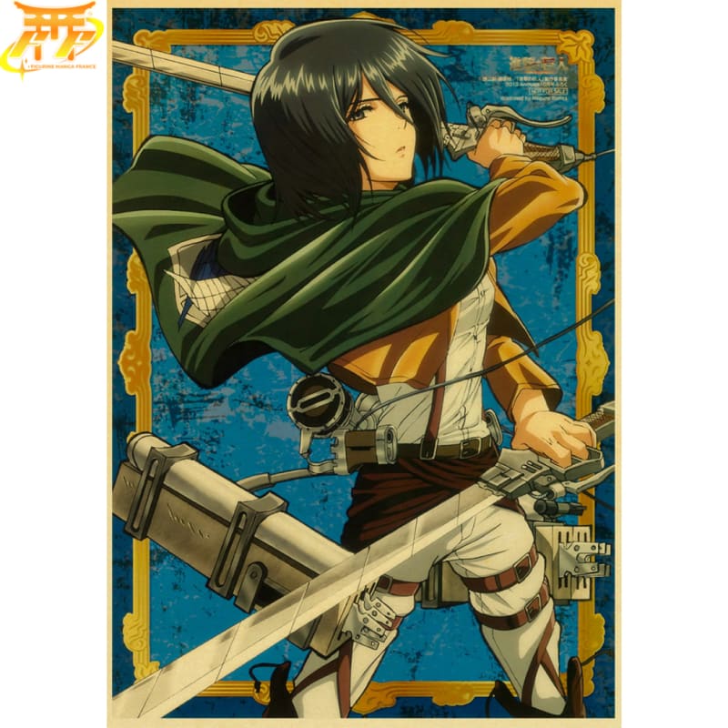 poster-mikasa-ackerman-lattaque-des-titans™