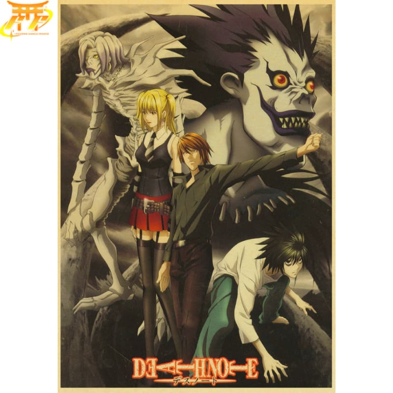 Poster Personnages Principaux - Death Note