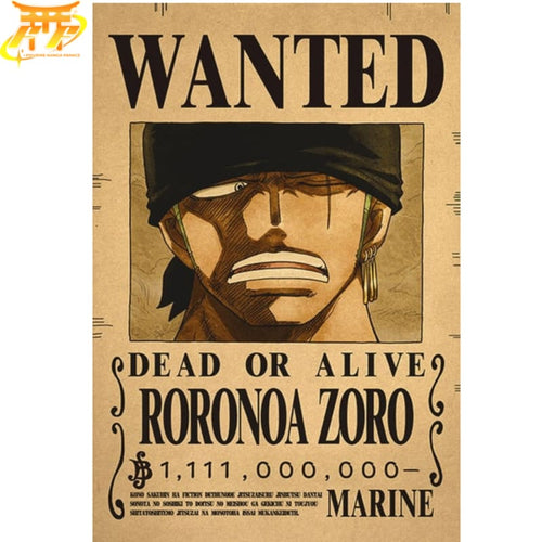 poster-wanted-zoro-post-wano-one-piece™